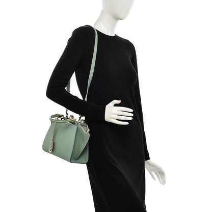 Fendi Vitello Dolce Mini 3jours Tote Menta 2 of 7