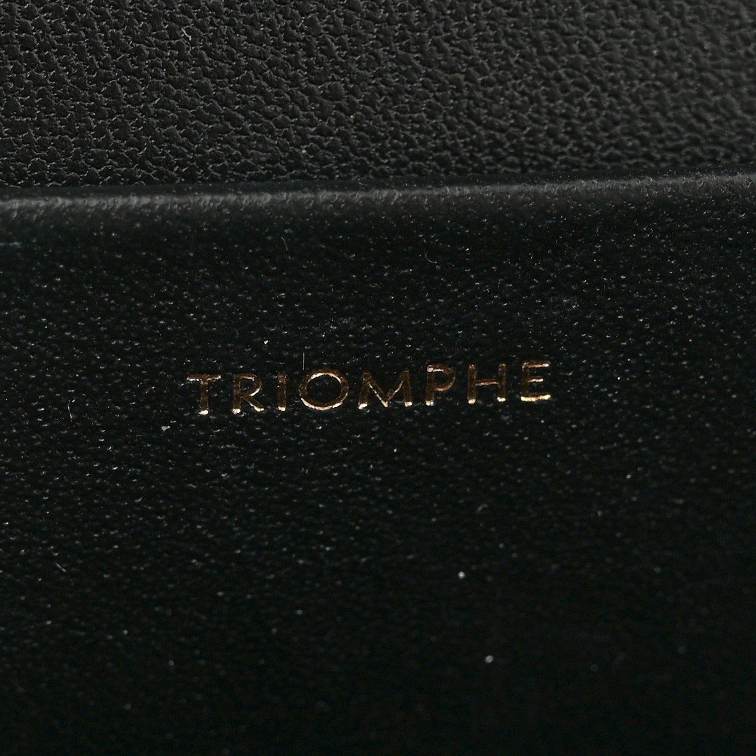 Celine Shiny Calfskin Triomphe Shoulder Bag Black 7 of 14