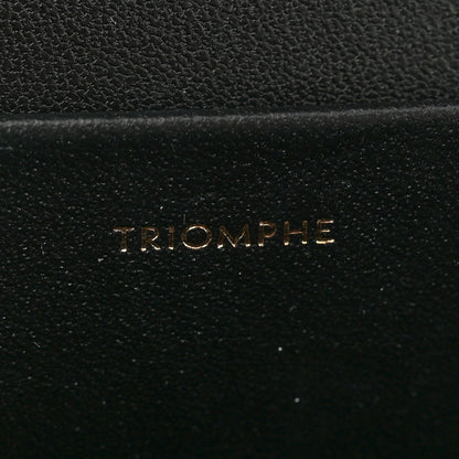Celine Shiny Calfskin Triomphe Shoulder Bag Black 7 of 14