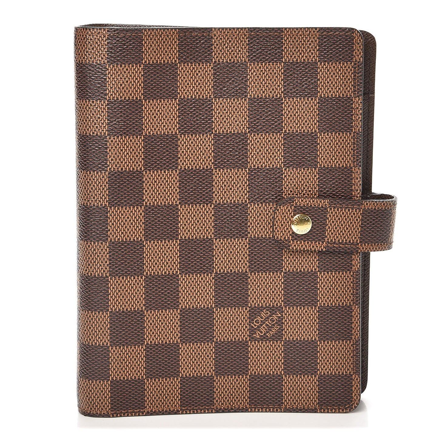 Damier Ebene Medium Ring Agenda Cover