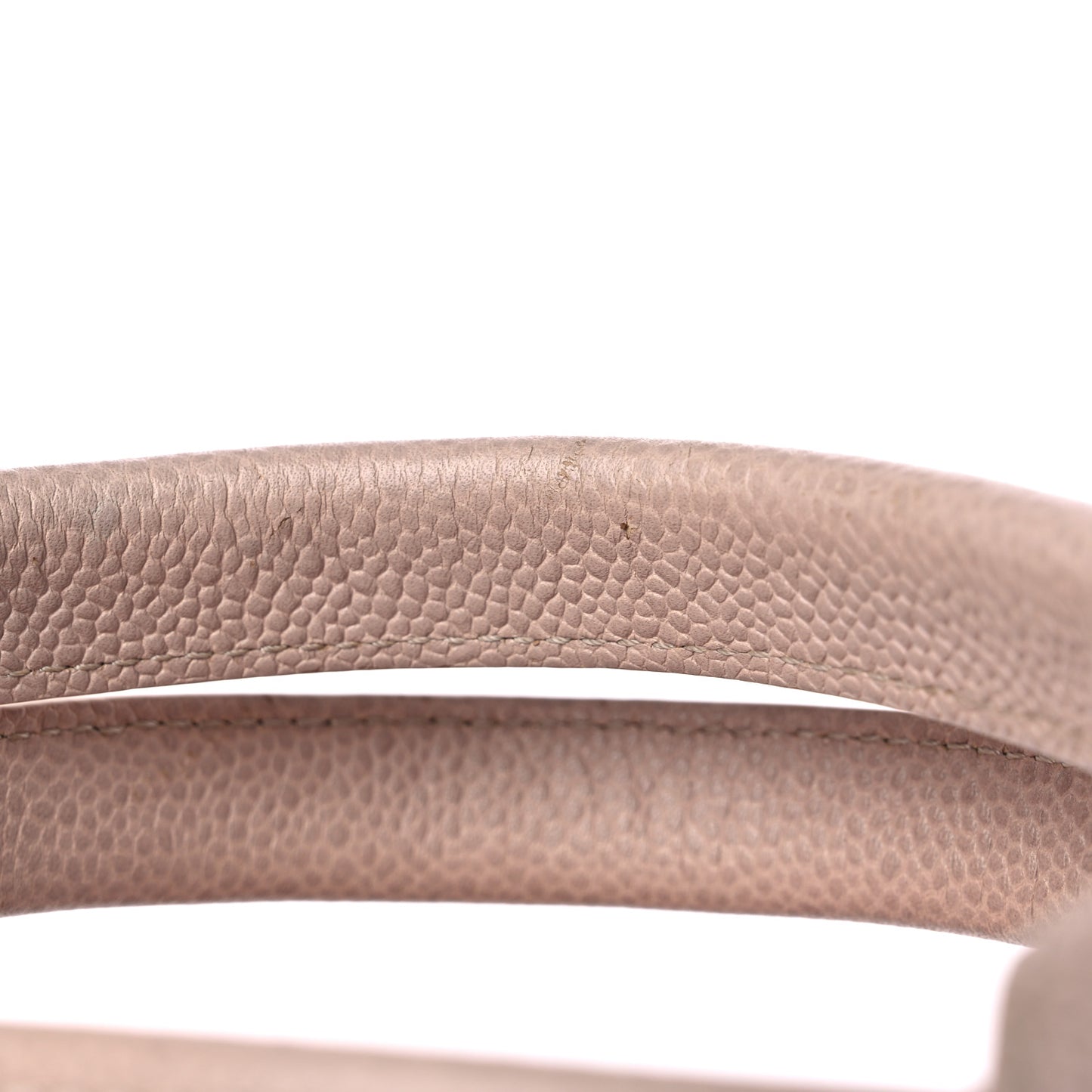 Glazed Calfskin Large Deauville Tote Light Pink