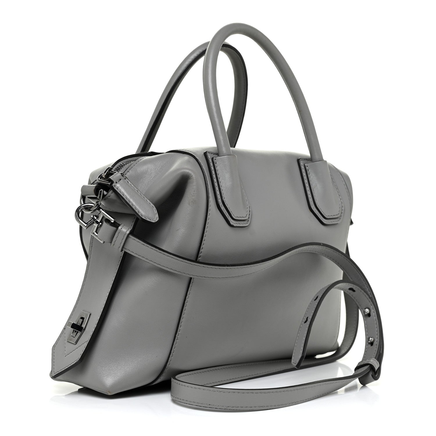 Givenchy Calfskin Small Soft Antigona Pearl Grey 3 of 19