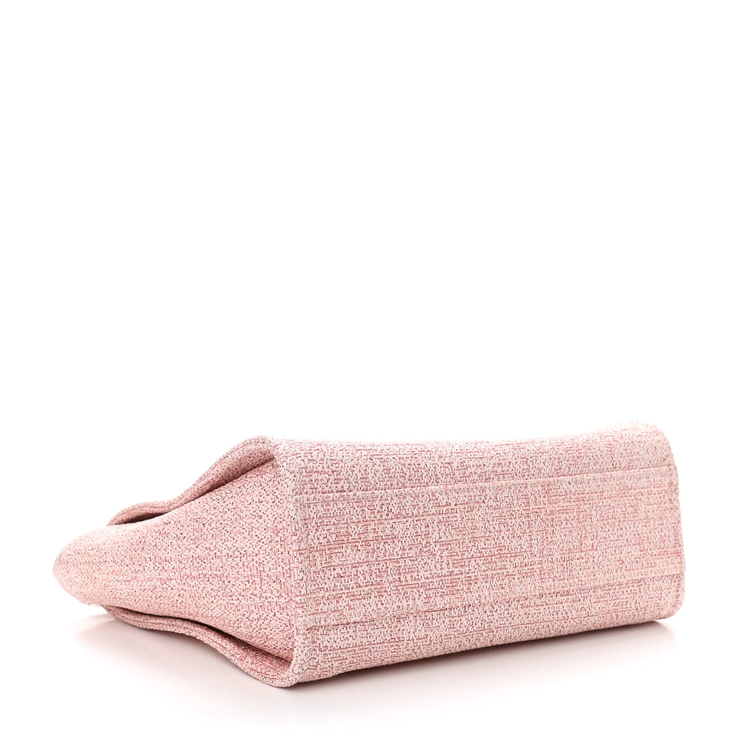 Lurex Boucle Small Deauville Tote Pink