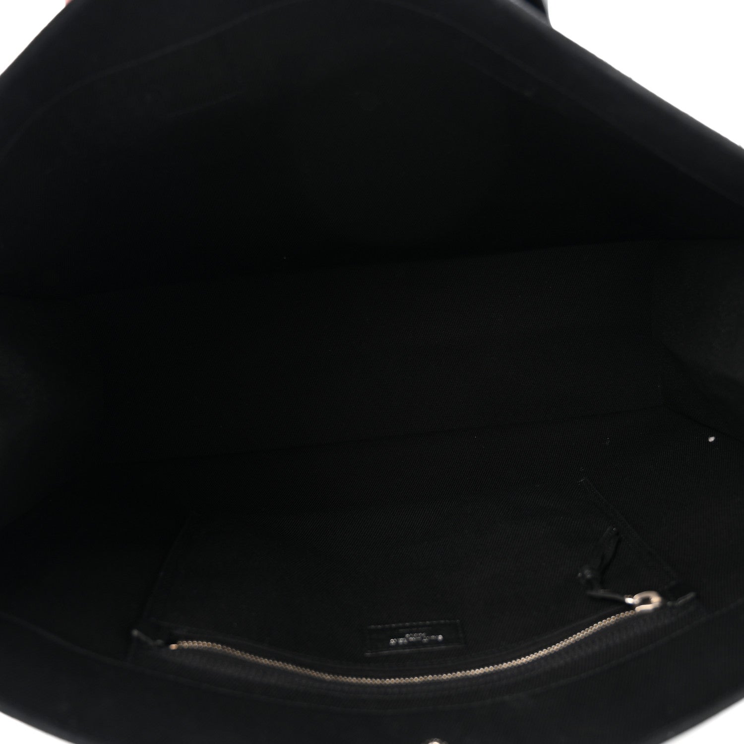 Saint Laurent Linen Calfskin Rive Gauche Tote Black 5 of 15