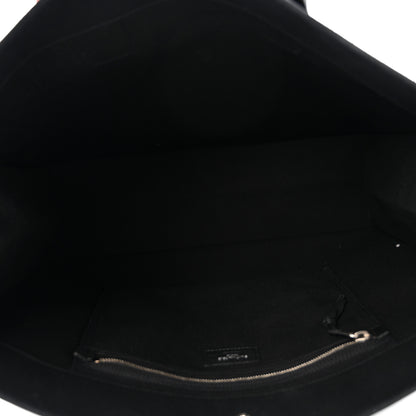 Saint Laurent Linen Calfskin Rive Gauche Tote Black 5 of 15
