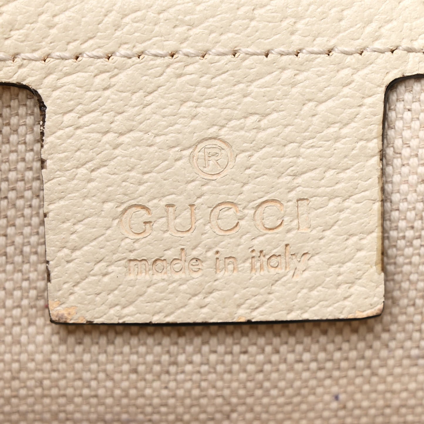 GG Supreme Monogram Flora Web Small Ophidia Half Moon Hobo White
