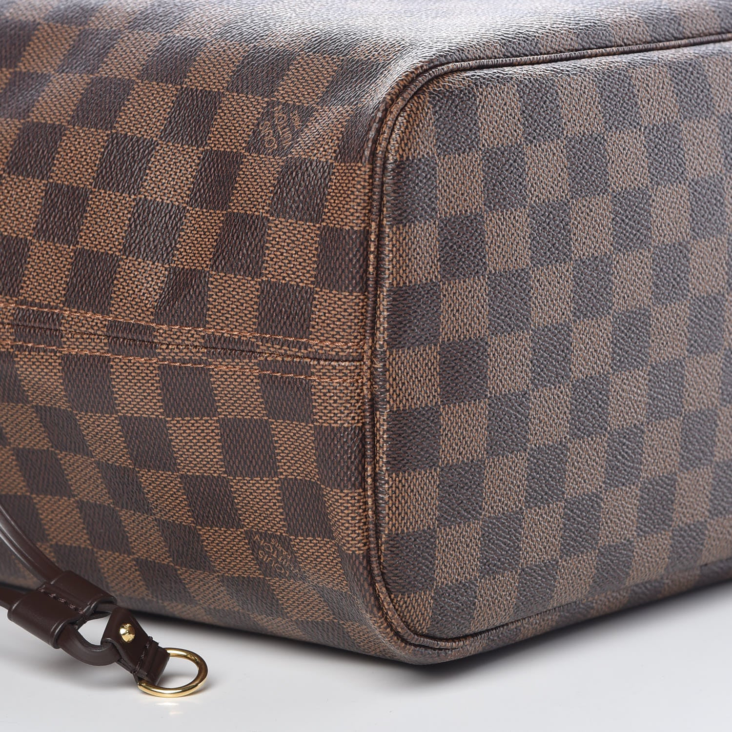 Louis Vuitton Damier Ebene Neo Neverfull MM Rose Ballerine 9 of 10