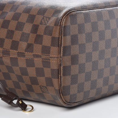 Louis Vuitton Damier Ebene Neo Neverfull MM Rose Ballerine 9 of 10