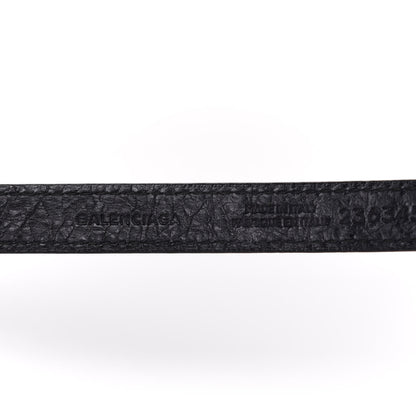 Balenciaga Agneau Giant 12 Gold Hardware Triple Tour Bracelet M Black 3 of 5