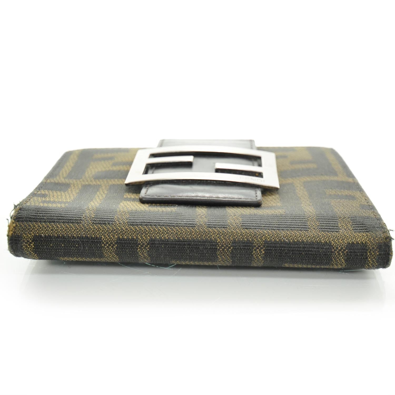 Fendi Zucca Compact Wallet Tobacco 4 of 9