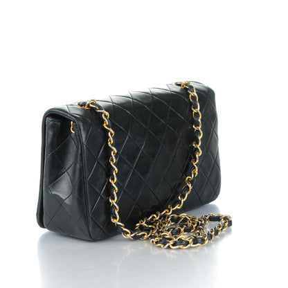 Chanel Lambskin Quilted Small Single Flap Black 3 of 10