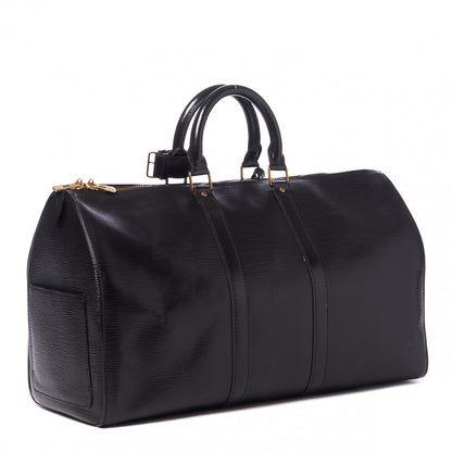 Louis Vuitton Epi Keepall 45 Black 2 of 9