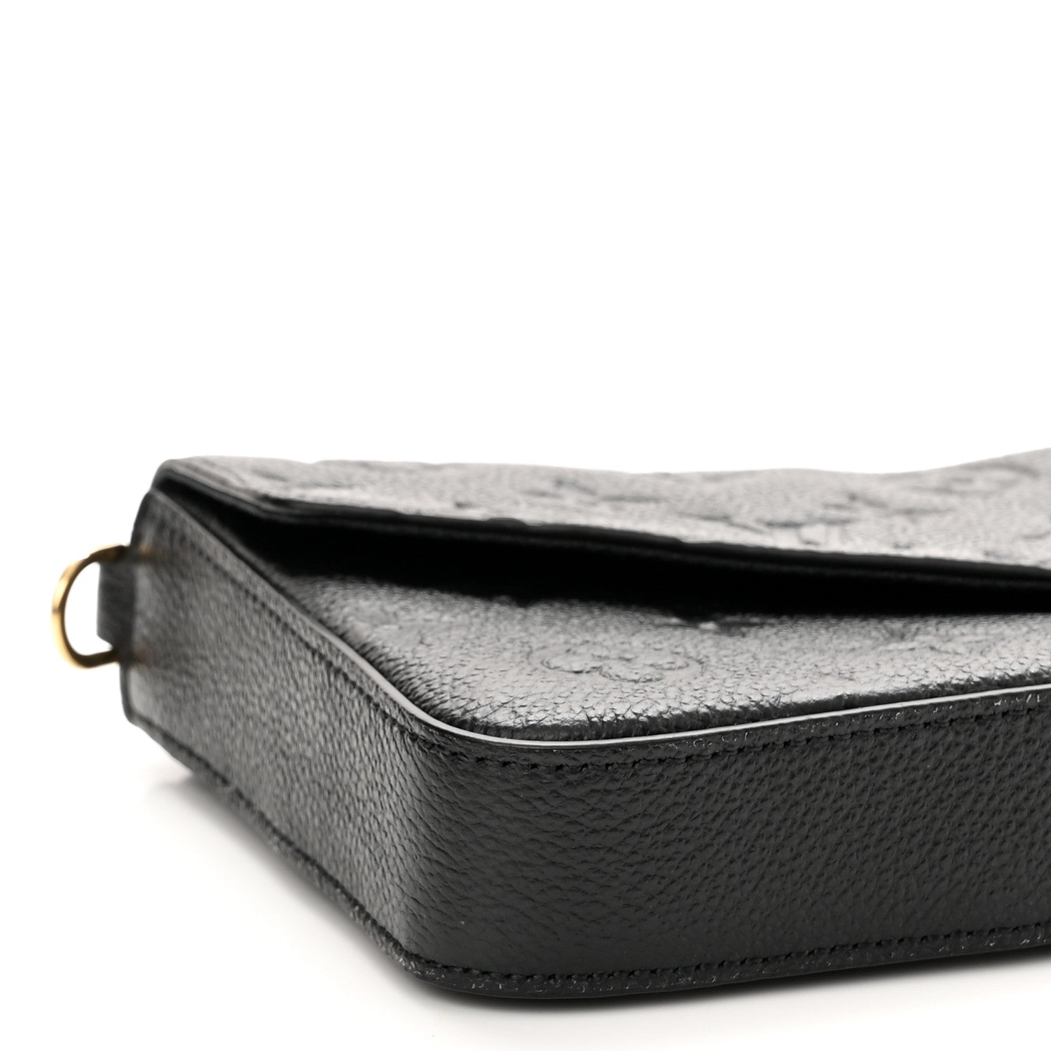 Louis Vuitton Empreinte Pochette Felicie Chain Wallet Black 9 of 10