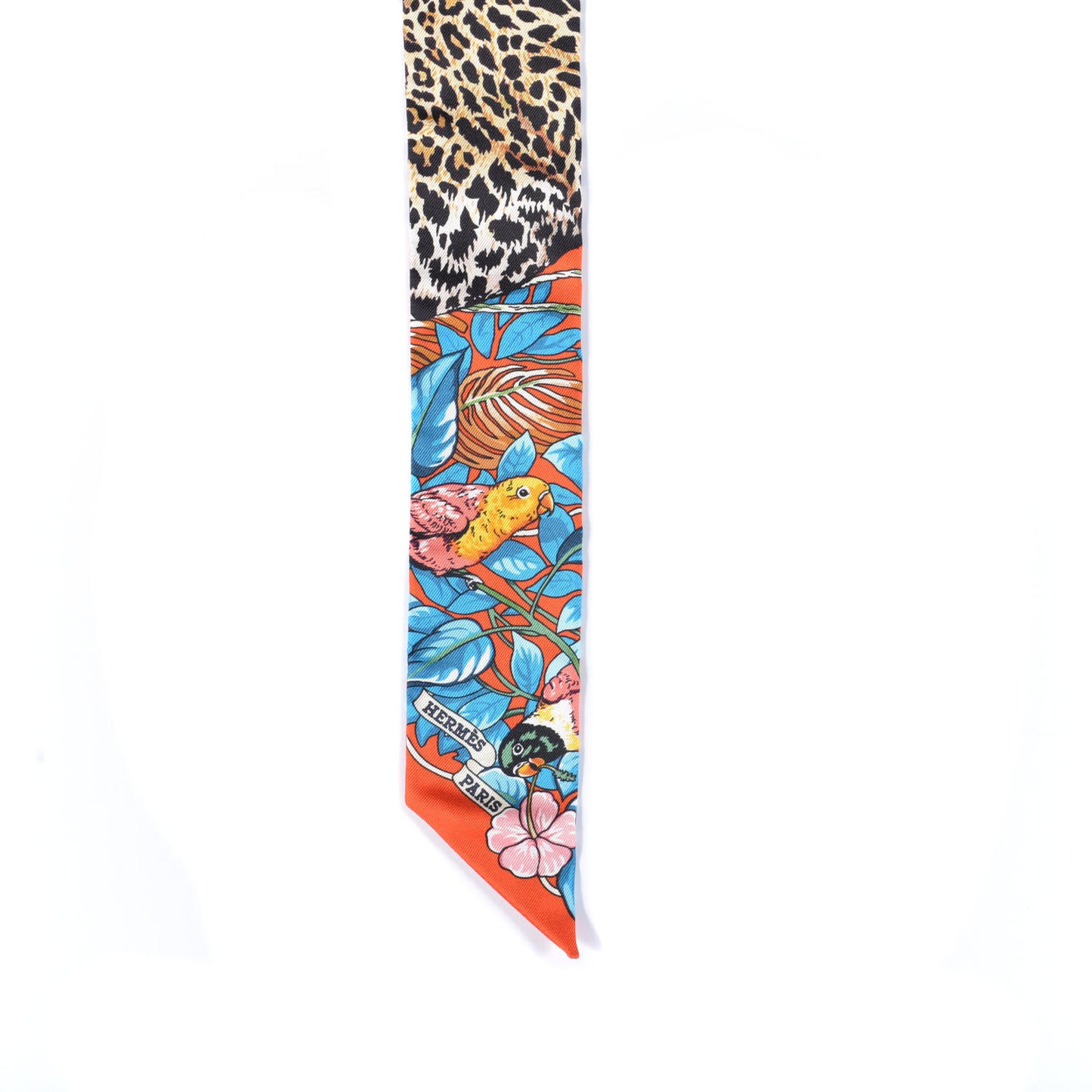 Silk Jungle Love Love Twilly Orange Bleu Brun