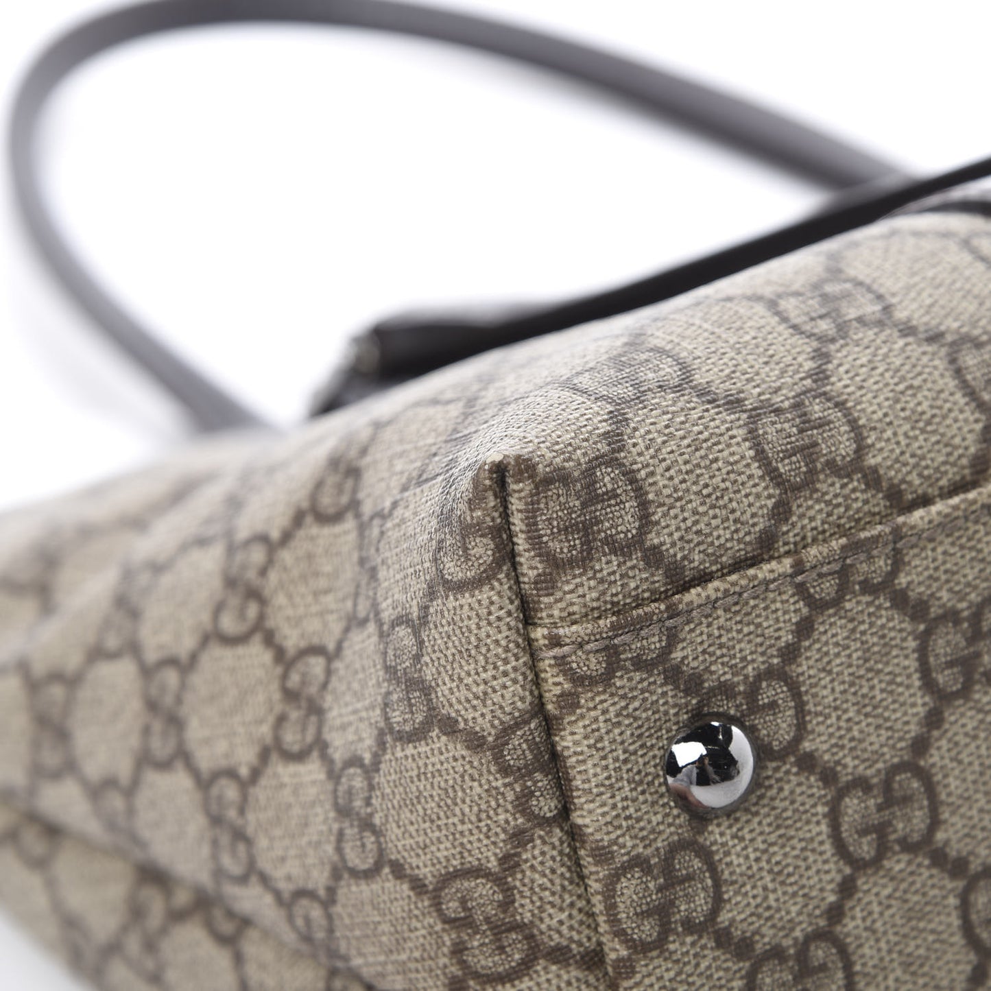 GG Plus Monogram Medium Joy Tote Dark Brown