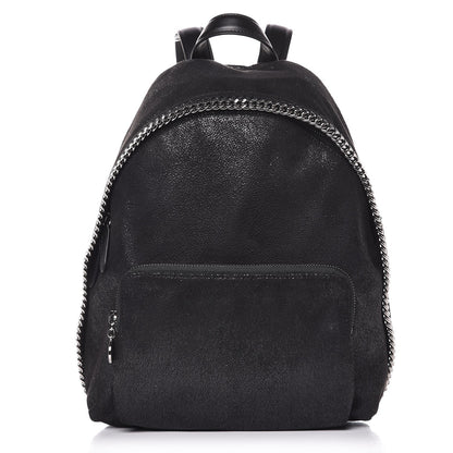 Stella McCartney Shaggy Deer Small Falabella Backpack Black 1 of 7