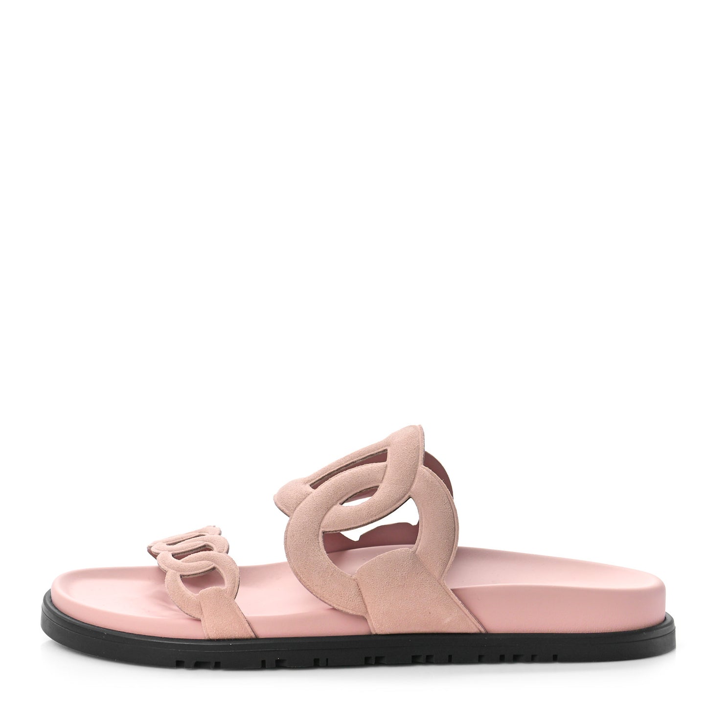 Suede Goatskin Extra Sandals 38 Rose Opaline