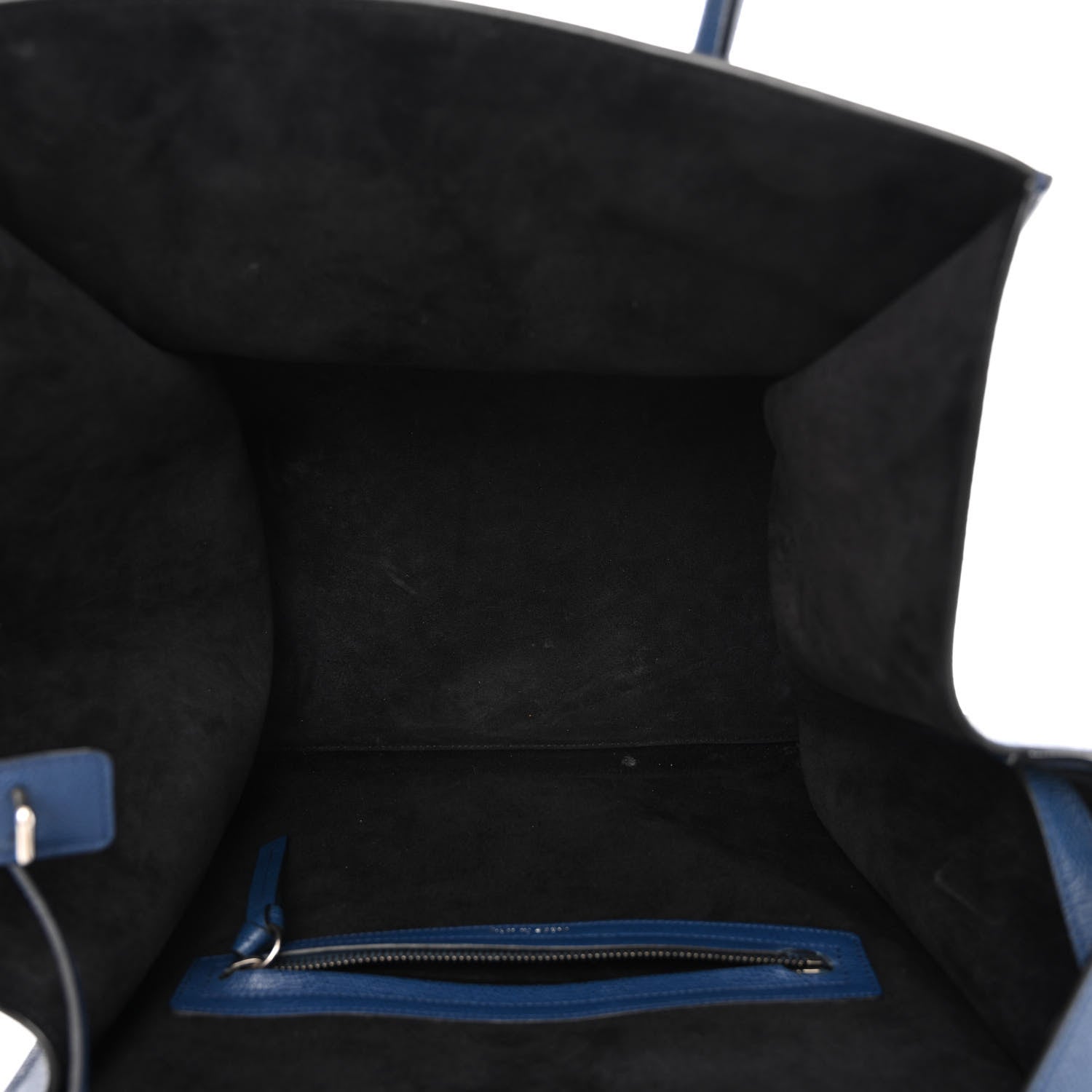 Celine Grained Calfskin Medium Phantom Luggage Deepsea 5 of 15