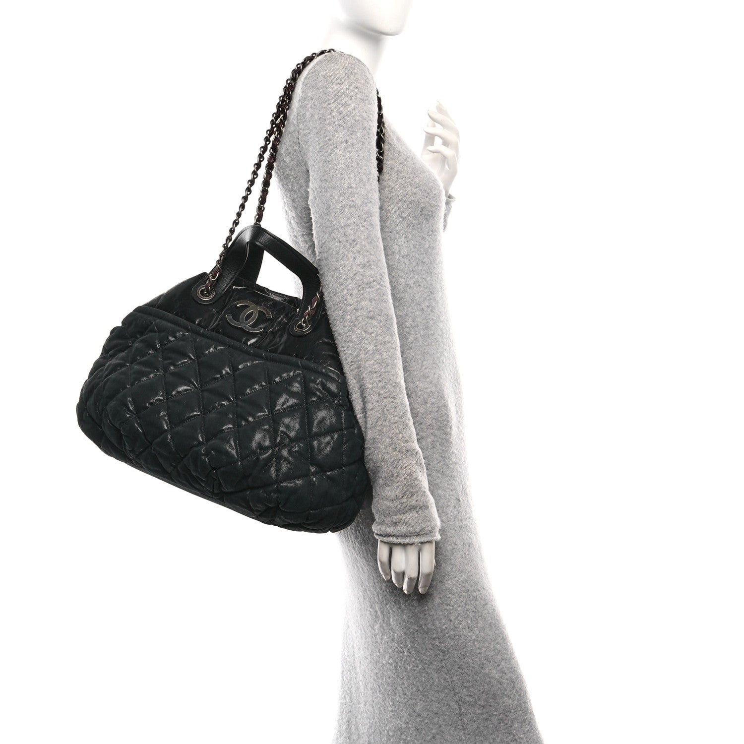 Chanel Iridescent Calfskin Small In The Mix Tote Black 2 of 10