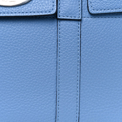 Mulberry Classic Grain Calfskin Small Bayswater Porcelain Blue 6 of 9