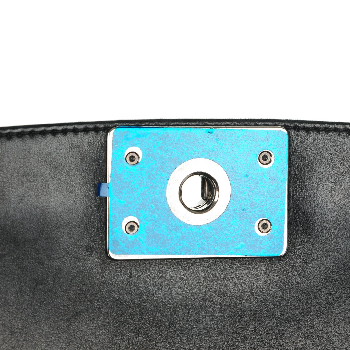 Lambskin Quilted Large Antik Boy Flap Black