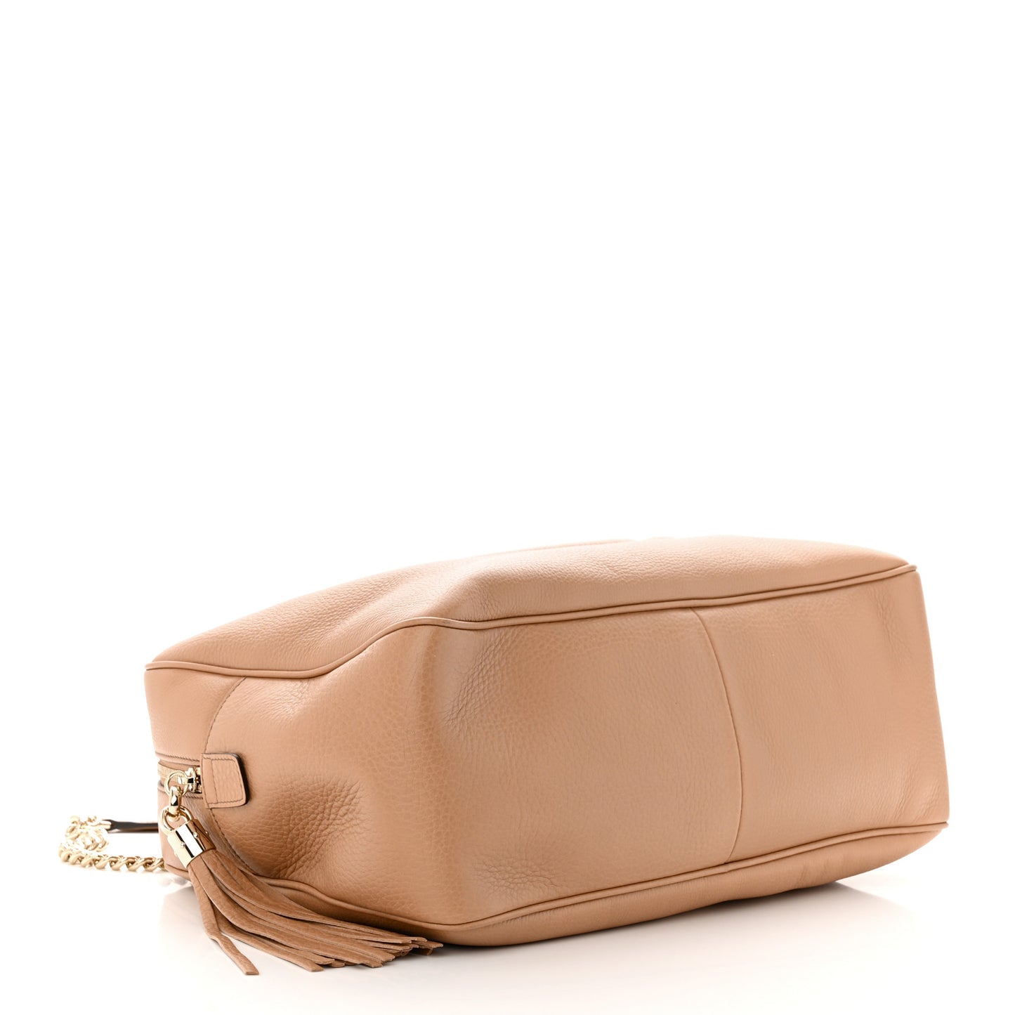 Pebbled Calfskin Medium Soho Bowler Camelia