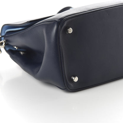 Christian Dior Smooth Calfskin Small Tri-Color Be Dior Flap Navy Blue 6 of 9