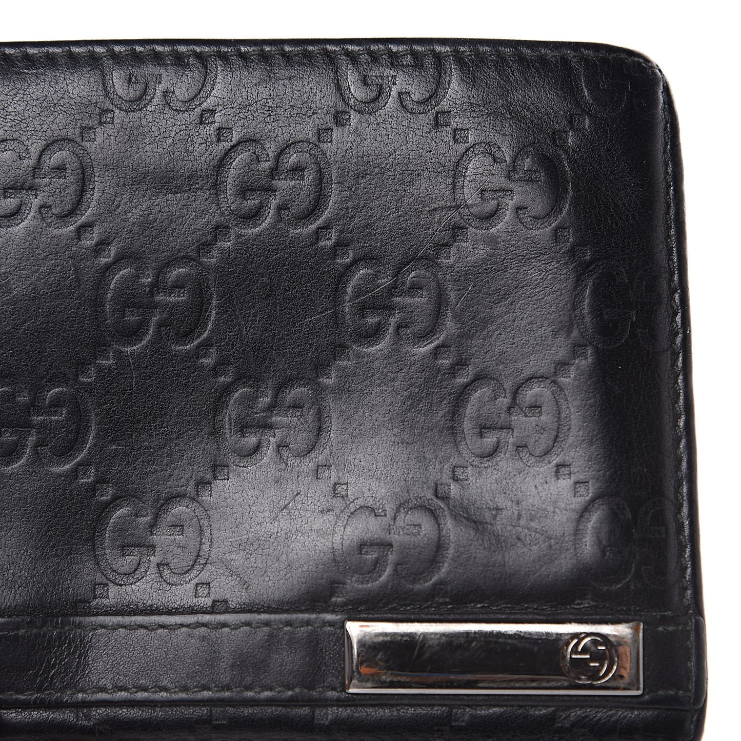 Guccissima Signature Bi-Fold Wallet Black