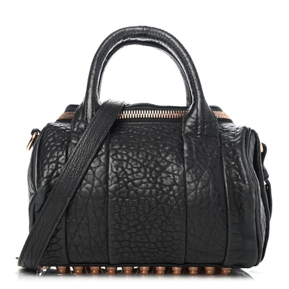 Alexander Wang Pebbled Lambskin Mini Rockie Black Rose Gold Hardware 1 of 4