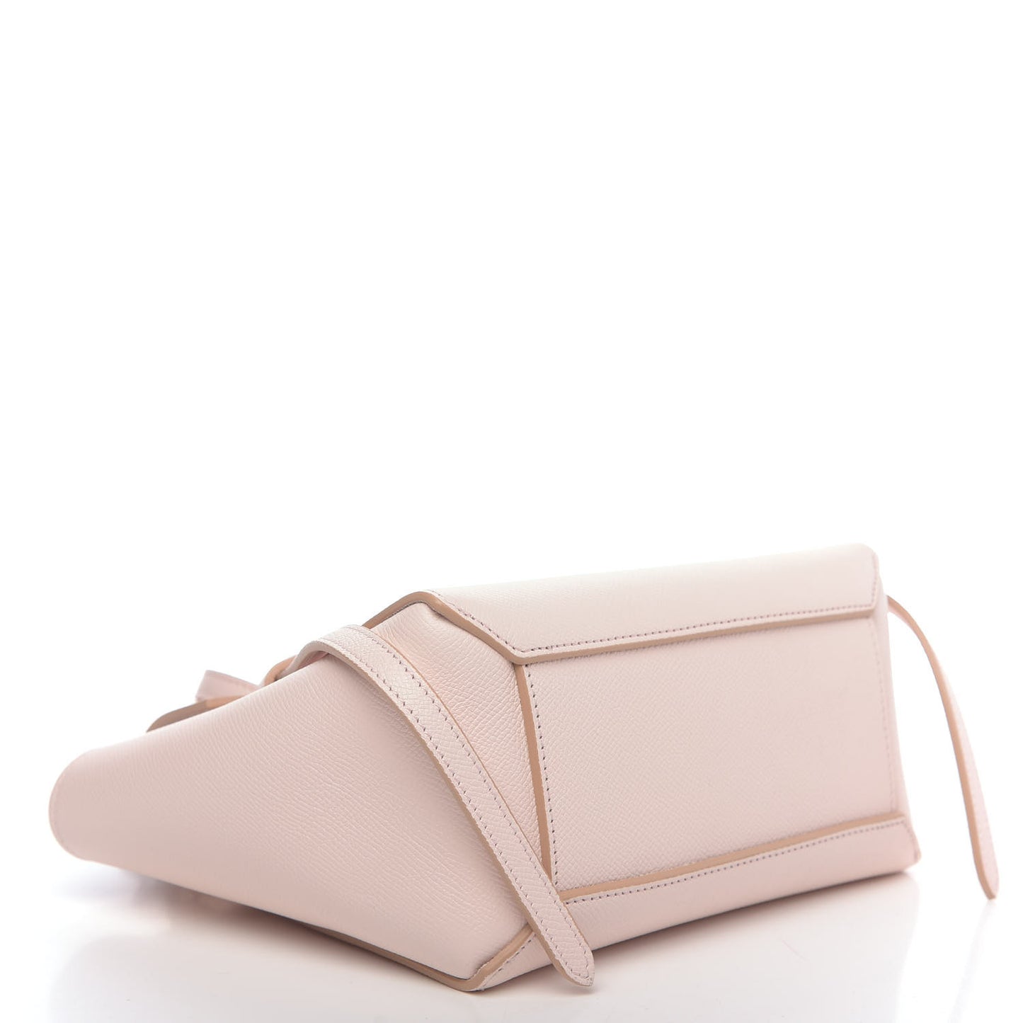Grained Calfskin Nano Belt Bag Pale Pink