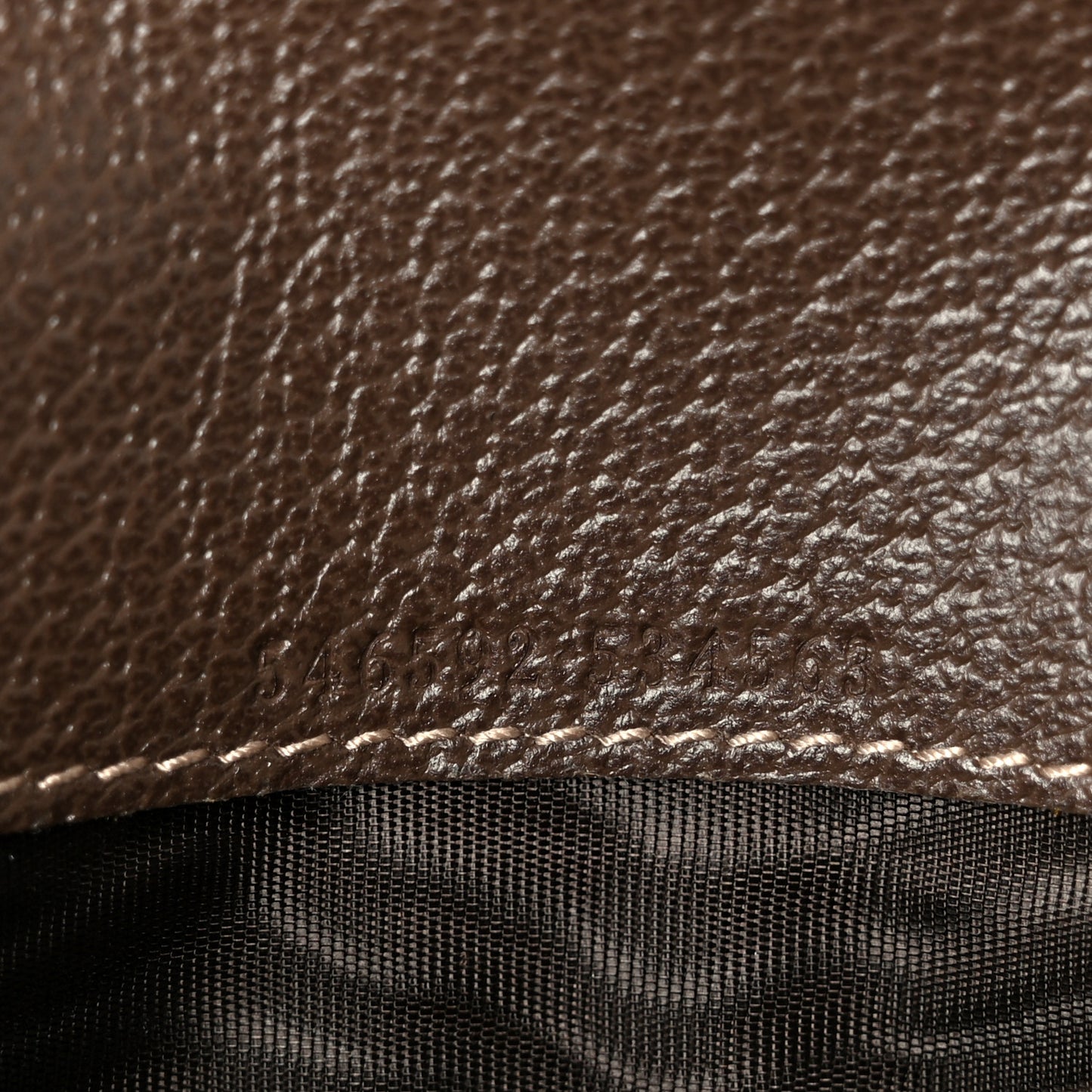 GG Supreme Monogram Web Ophidia Wallet On Chain Brown