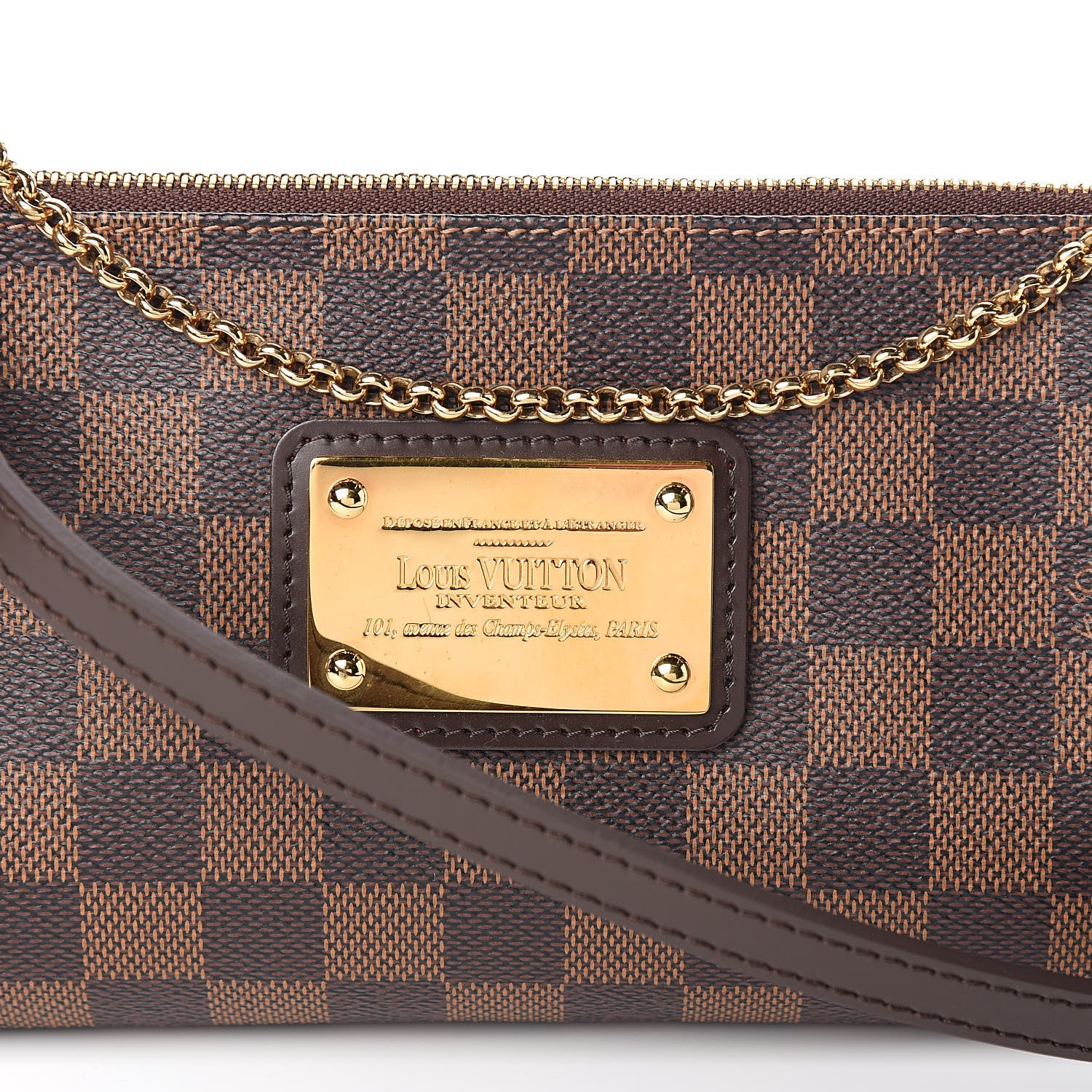 Louis Vuitton Damier Ebene Eva Clutch 10 of 10
