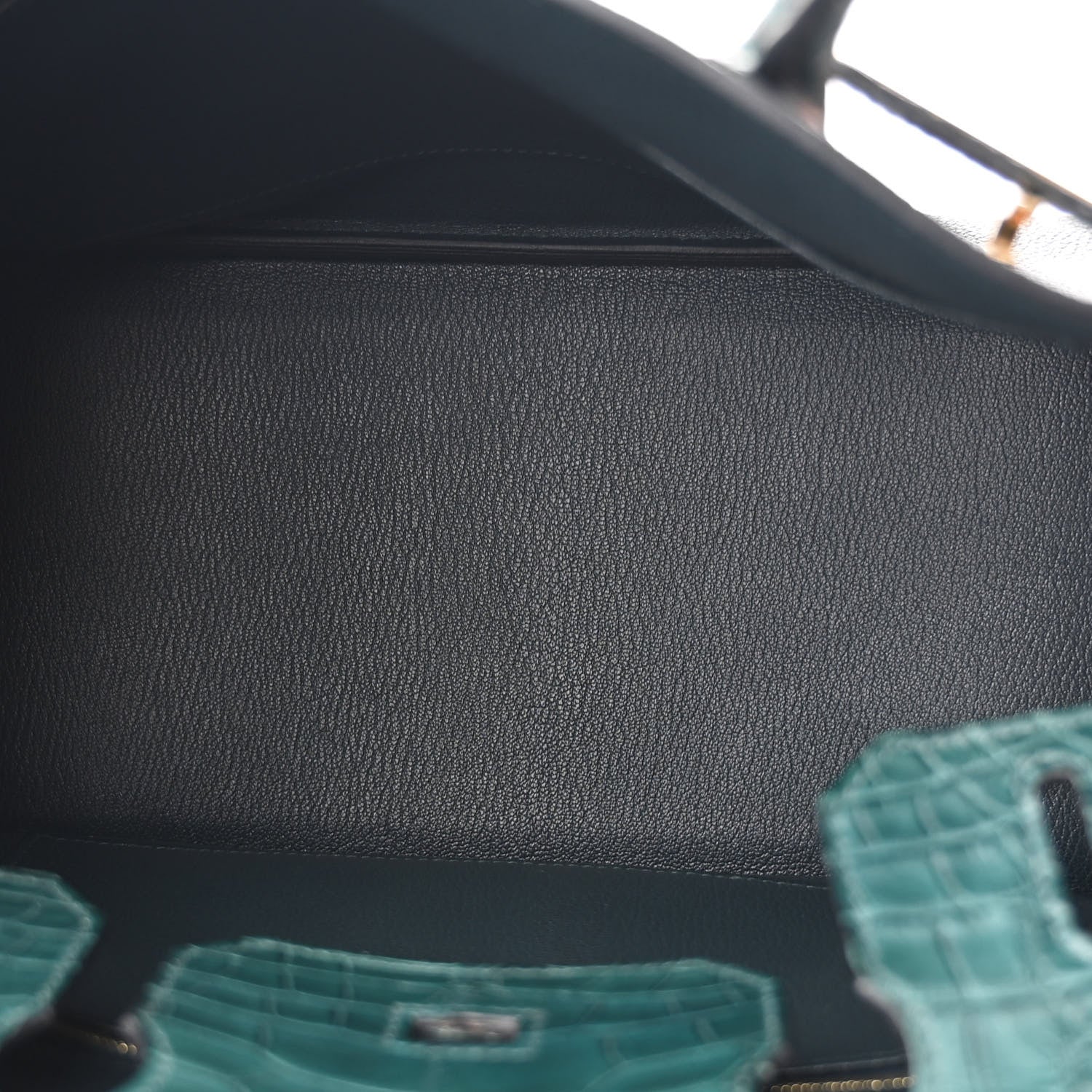 Hermes Togo Matte Alligator Birkin Touch 30 Vert Cypress 5 of 11