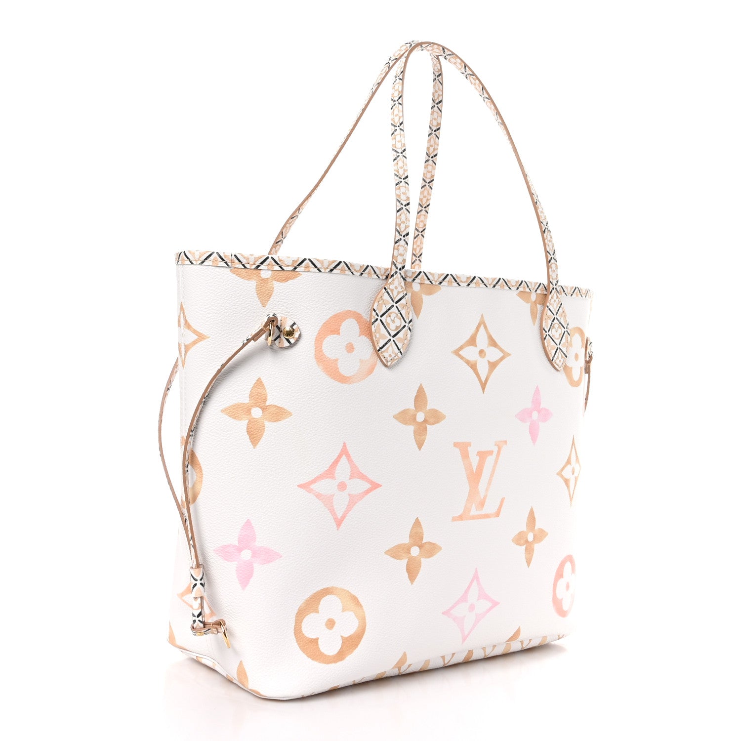 Louis Vuitton Monogram Giant By The Pool 2.0 Neverfull MM Beige 4 of 9