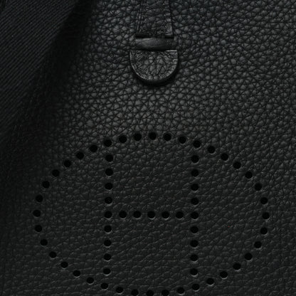 Hermes Taurillon Clemence Evelyne TPM Black 8 of 11