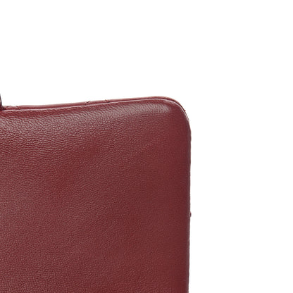 Chanel Lambskin Quilted Mini Rectangular Flap Red 11 of 12