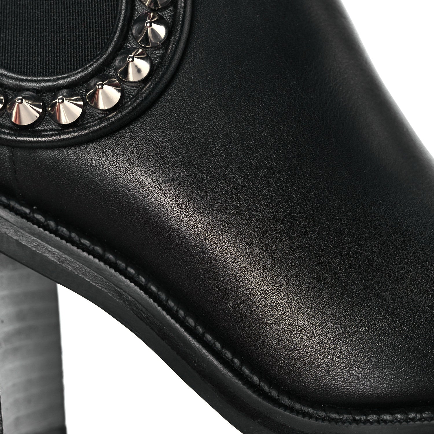 Christian Louboutin Nappa Spiked Capahutta 70 Chelsea Boots 36 Black 10 of 11