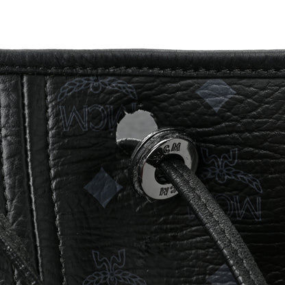 MCM Visetos Large Liz Reversible Shopper Tote Black 18 of 28