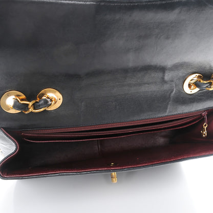 Chanel Lambskin Quilted Jumbo Single Flap Black 5 of 8