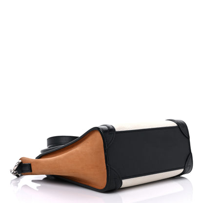 Celine Smooth Drummed Calfskin Nano Tri-Color Luggage White 4 of 18