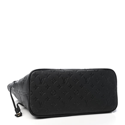 Louis Vuitton Empreinte Monogram Giant Neverfull MM Black 5 of 10