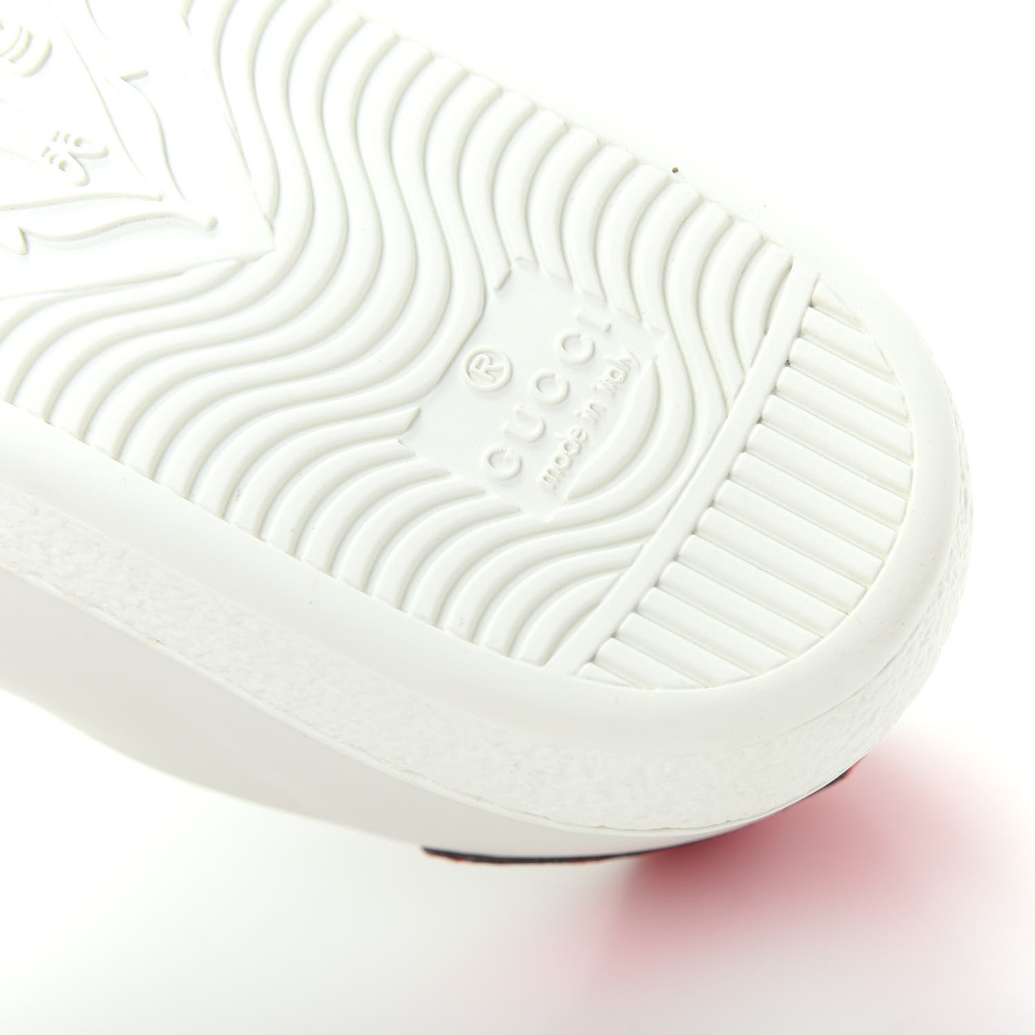 Gucci Calfskin Web Studded Womens Arrow Ace Sneakers 35.5 White 9 of 10