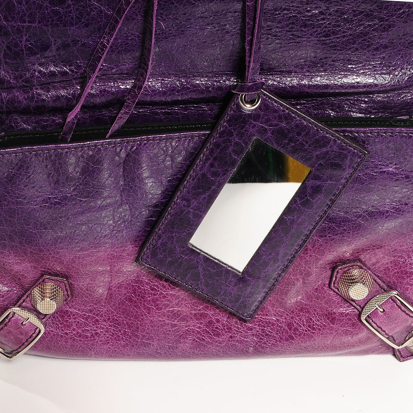 Agneau Giant 21 Silver Hardware Envelope Clutch Raisin