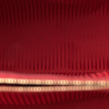 Fendi Vitello Elite Flamingo Regular 2Jours Tote Rosso Fiamma 5 of 16