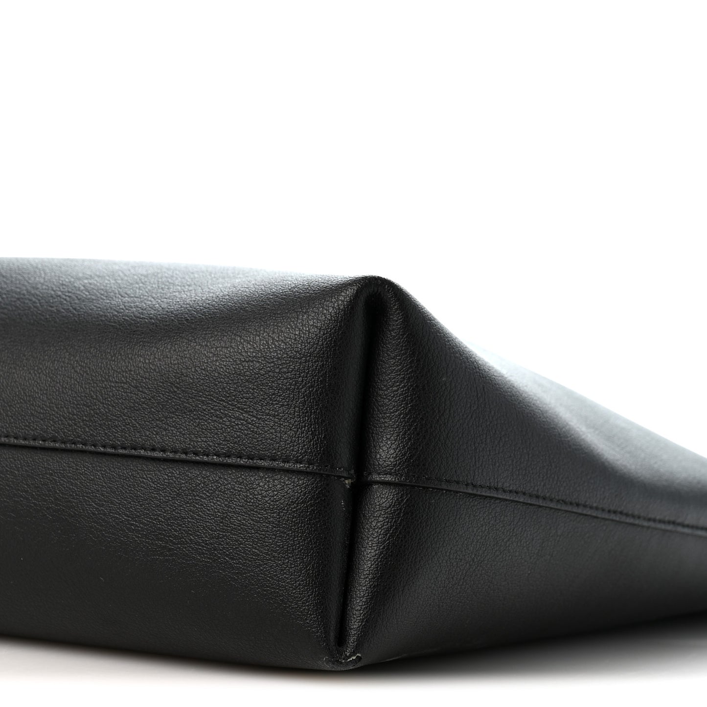 Calfskin North-South Shopping Tote Black