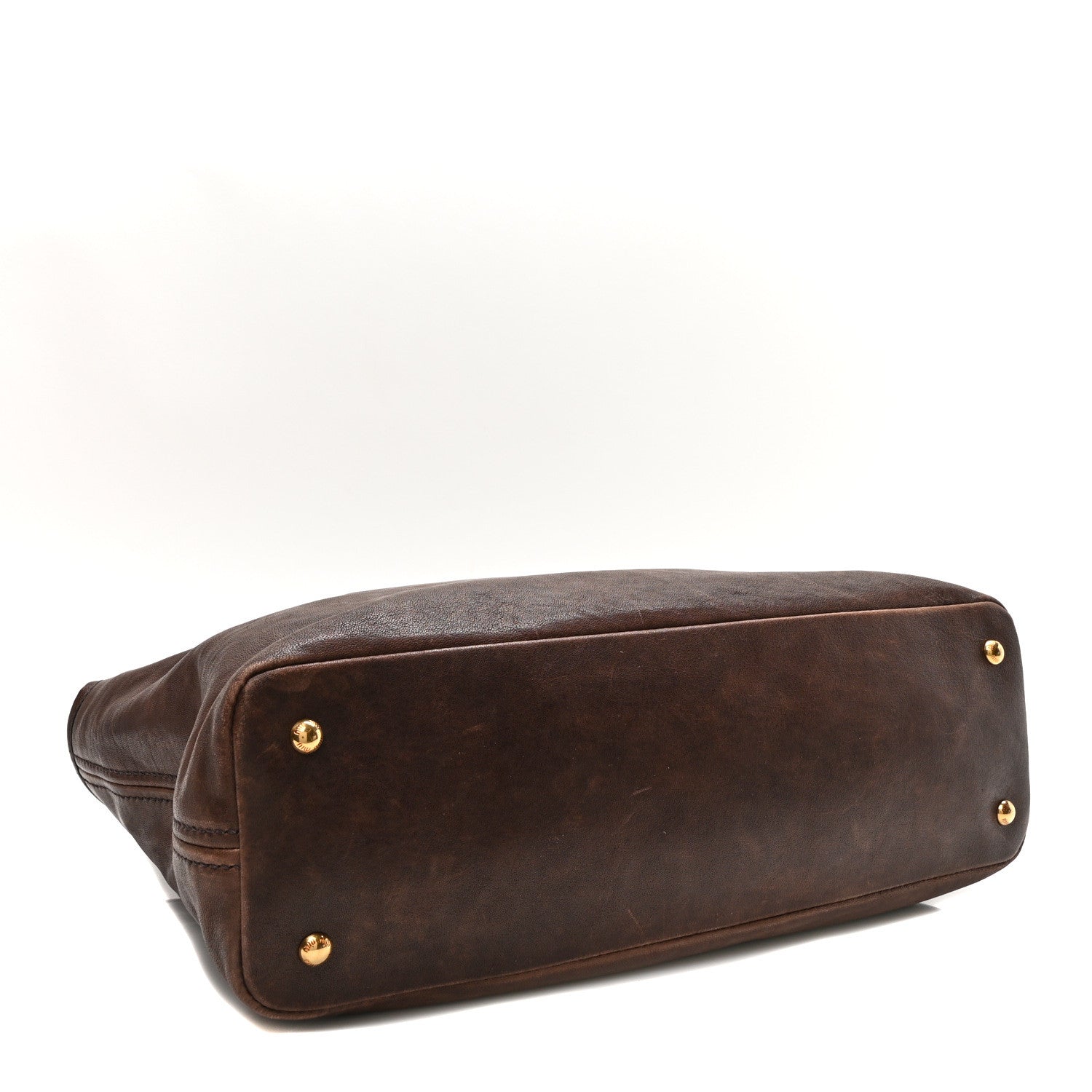 Miu Miu Nappa Medium Aventure Bag Briarwood 4 of 9