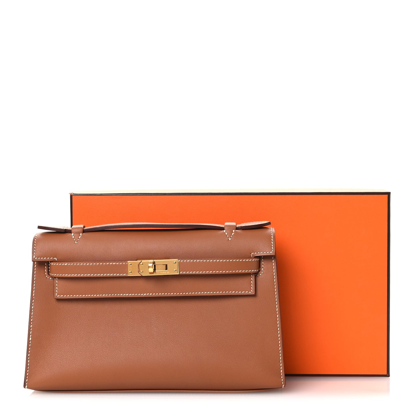 Swift Kelly Pochette Clutch Gold