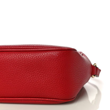Gucci Pebbled Calfskin Small Soho Disco Bag Tabasco Red 13 of 17