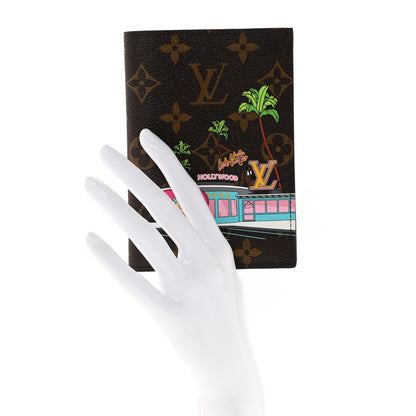 Louis Vuitton Monogram 2021 Christmas Animation Hollywood Passport Cover Fuchsia 2 of 7