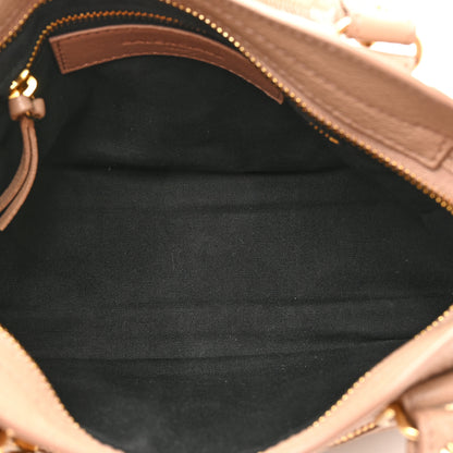 Balenciaga Chevre Gold Metallic Edge Hardware Mini City Rose Des Sables 4 of 12